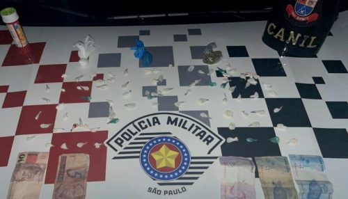 Dois homens, de 23 e 29 anos, são presos por tráfico de drogas em Panorama