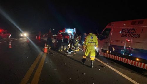 Duas pessoas morreram após colisão transversal na Rodovia Homero Severo Lins em Martinópolis