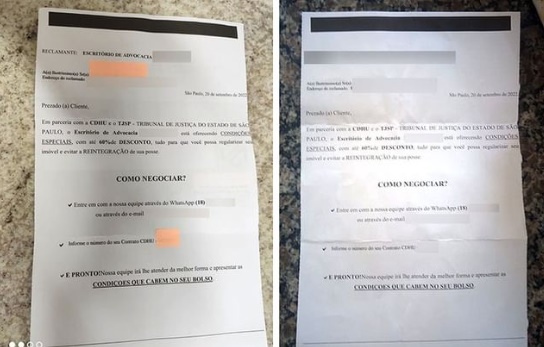 Estelionários enviam cartas para mutuários da CDHU para aplicarem golpes em Tupã, Bastos e região