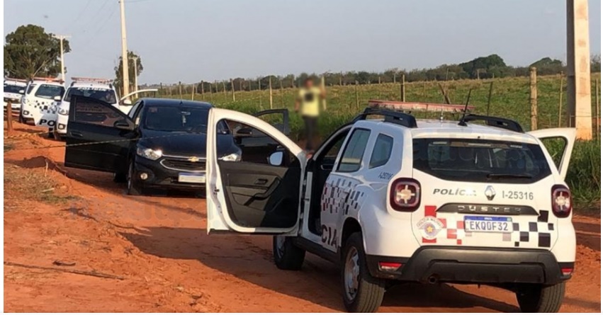 Bandido morre após trocar tiros com a Polícia em roubo de veículo em Rinópolis