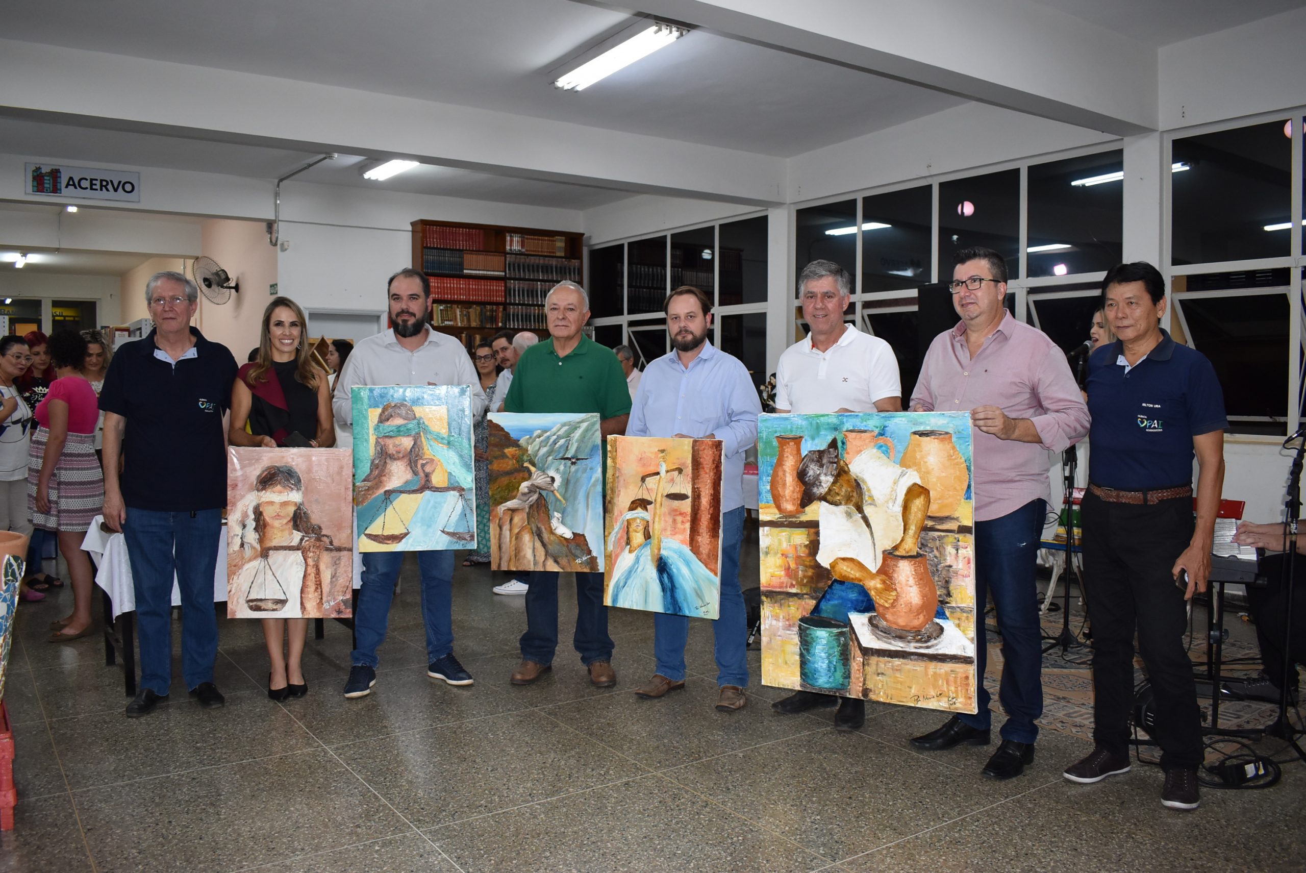 Expo ArTe da Clínica Pai Nosso Lar está aberta para visitação na Biblioteca Jurema Citeli