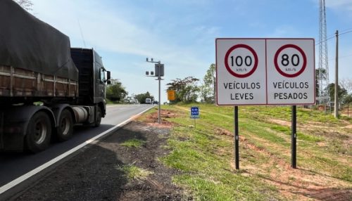 SP-294 recebe radares de velocidade em trecho crítico nas proximidades da rotatória da Lagoa Seca