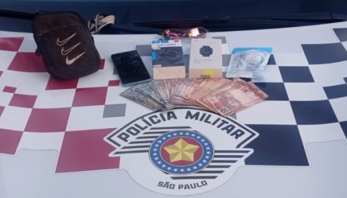 Polícia Militar flagra furto em andamento a loja no centro de Adamantina; rapaz de 18 anos é preso