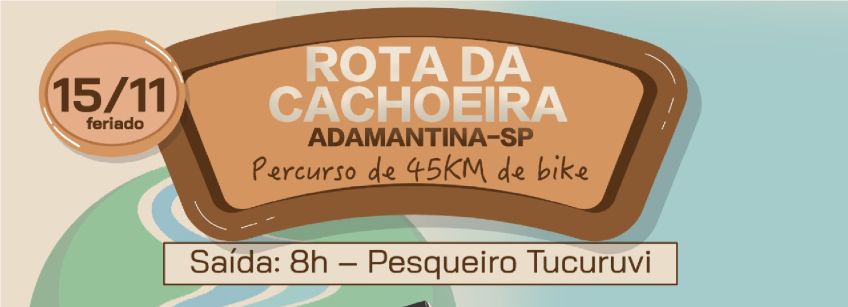 Secretaria de Cultura e Turismo realiza passeio ciclístico “A Rota da Cachoeira”