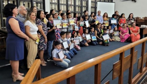 Realizada premiação do 4° Concurso de Desenhos e Frases do Judiciário e Educação Municipal