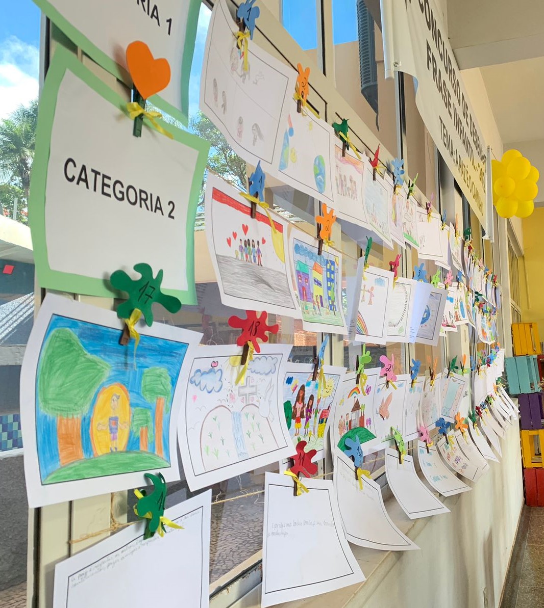 4º Concurso de Desenho/Frase Infantil promovido pelo Poder Judiciário e Secretaria de Educação de Adamantina está na etapa de votação do público