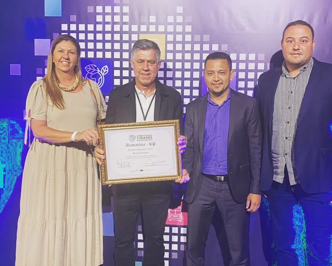 Adamantina fica entre as três melhores cidades do estado no Prêmio Band Cidades Excelentes