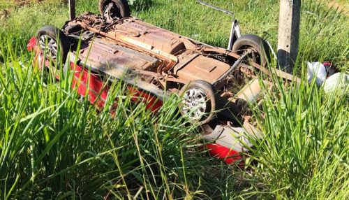 Mulher sofre ferimentos graves em acidente na SP-294 no trecho Iacri/Tupã