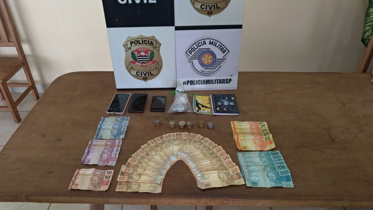 Polícia Civil realiza operação contra o tráfico de drogas no município de Rancharia e prendem duas pessoas