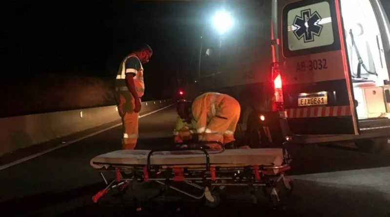Mulher cai de viaduto sobre Rodovia SP-294 em Flórida Paulista