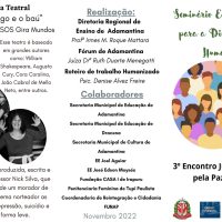 Simpósio Fez Parte Do 3° Encontro Justiça Pela Paz