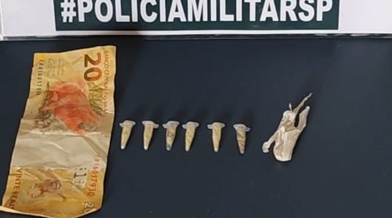 Homem de 41 anos é preso pela Polícia Militar por tráfico em Osvaldo Cruz