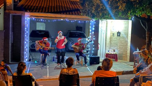 Cantada de Natal, momento de fé que emocionou a todos.