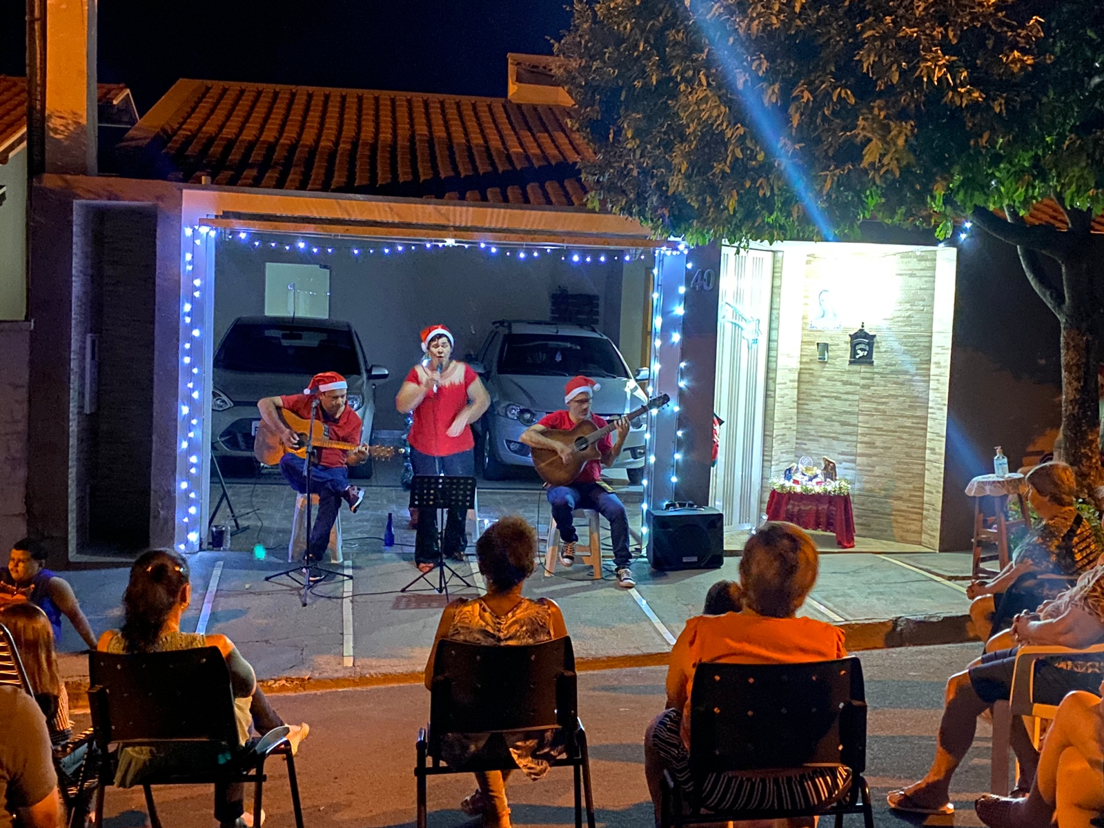 Cantada de Natal, momento de fé que emocionou a todos.