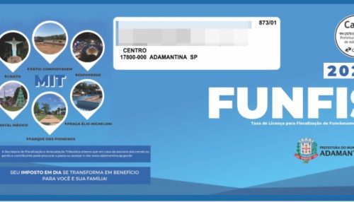 Carnês para pagamento de IPTU serão entregues em fevereiro