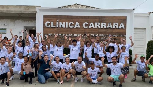 Caminhada solidária da Clínica Carrara foi realizada com sucesso