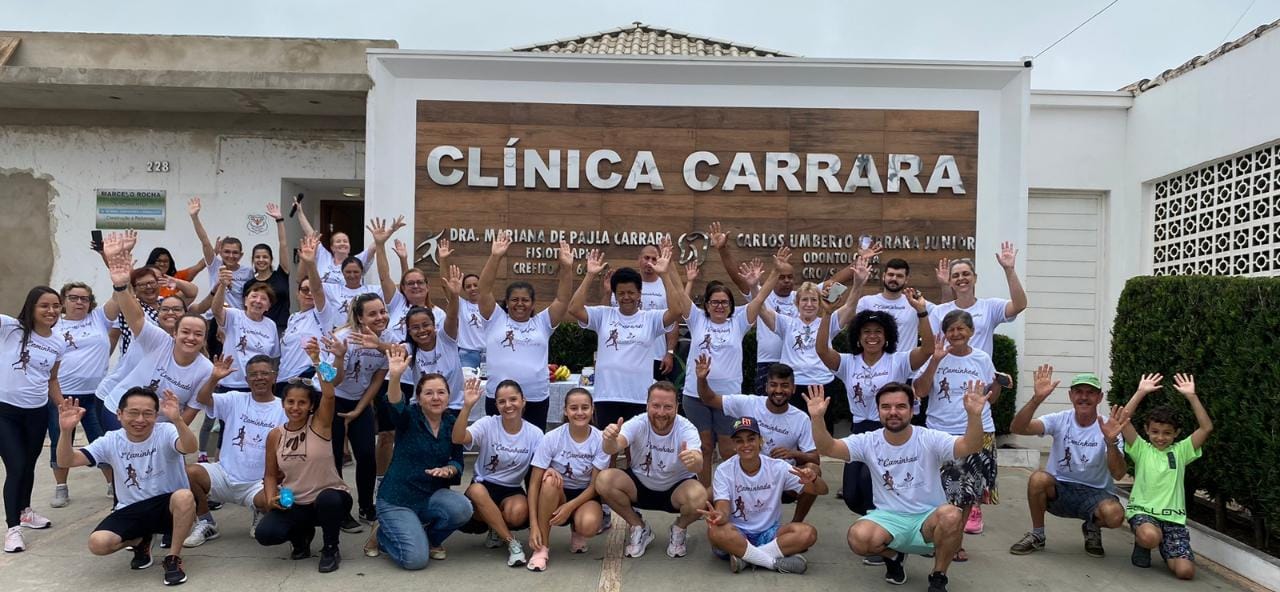 Caminhada solidária da Clínica Carrara foi realizada com sucesso
