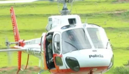 Helicóptero Águia faz buscas em Adamantina por adolescente que matou homem e fugiu da Fundação Casa