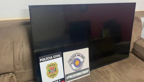Policiais recuperam televisão adquirida por menos da metade do valor de mercado e receptador acaba identificado em Panorama