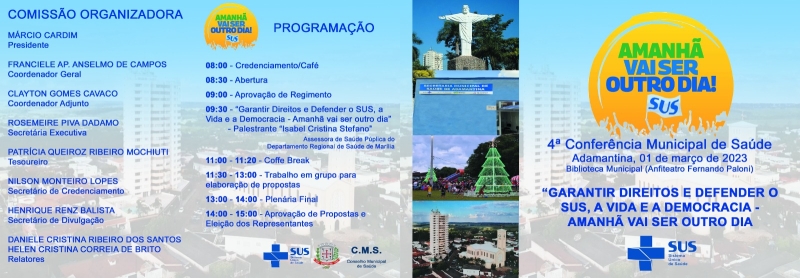 Secretaria de Saúde de Adamantina realiza Conferência Municipal