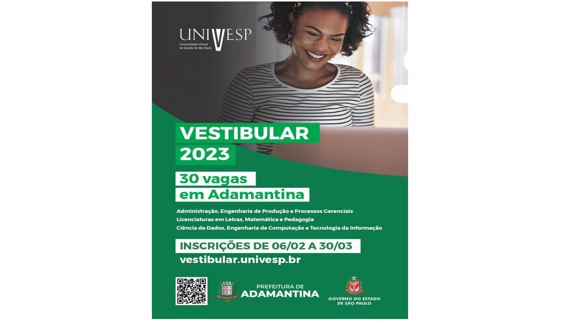 Inscrições para o Vestibular da Univesp estão abertas