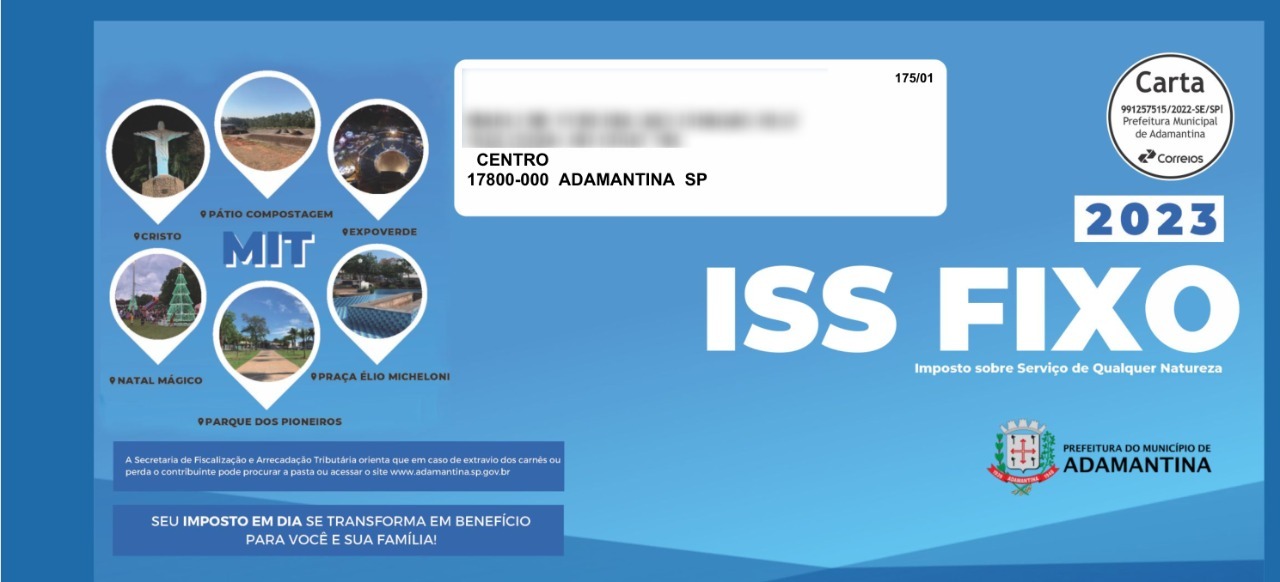 Primeira parcela do ISS e Fun/Fis – Alvará vence na próxima segunda-feira (20)