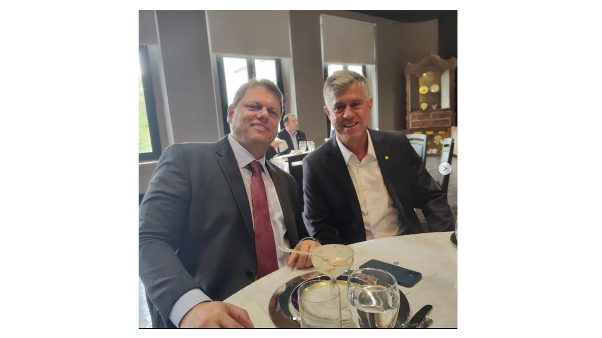 Prefeito Marcio Cardim e outros da Prefeitos da Alta Paulista têm almoço com o governador Tarcísio no Palácio dos Bandeirantes