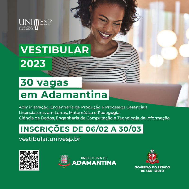 Inscrições para o Vestibular da Univesp estão abertas até quinta-feira (30)