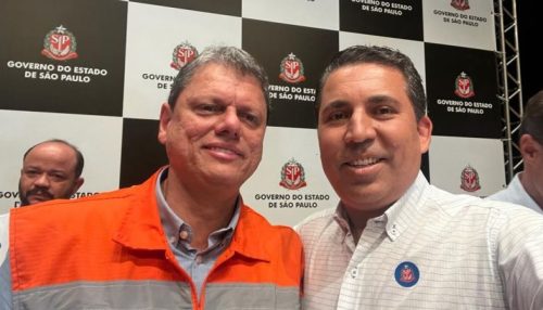 O governador Tarcísio de Freitas, confirmou a vinda dele à Dracena, na próxima sexta-feira (17), às 10h