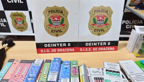 Ação da Policia civil desarticula local suspeito de ser uma central de golpe em Dracena