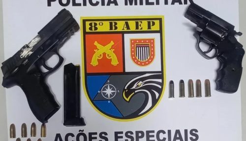 Homem é preso por porte e posse ilegal de arma de fogo