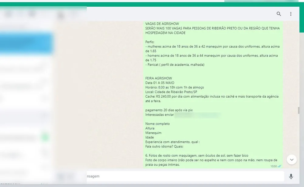 MPT investiga anúncio de vagas que exige mulheres com perfil 'panicat' para trabalhar em feira agro em Ribeirão Preto, SP
