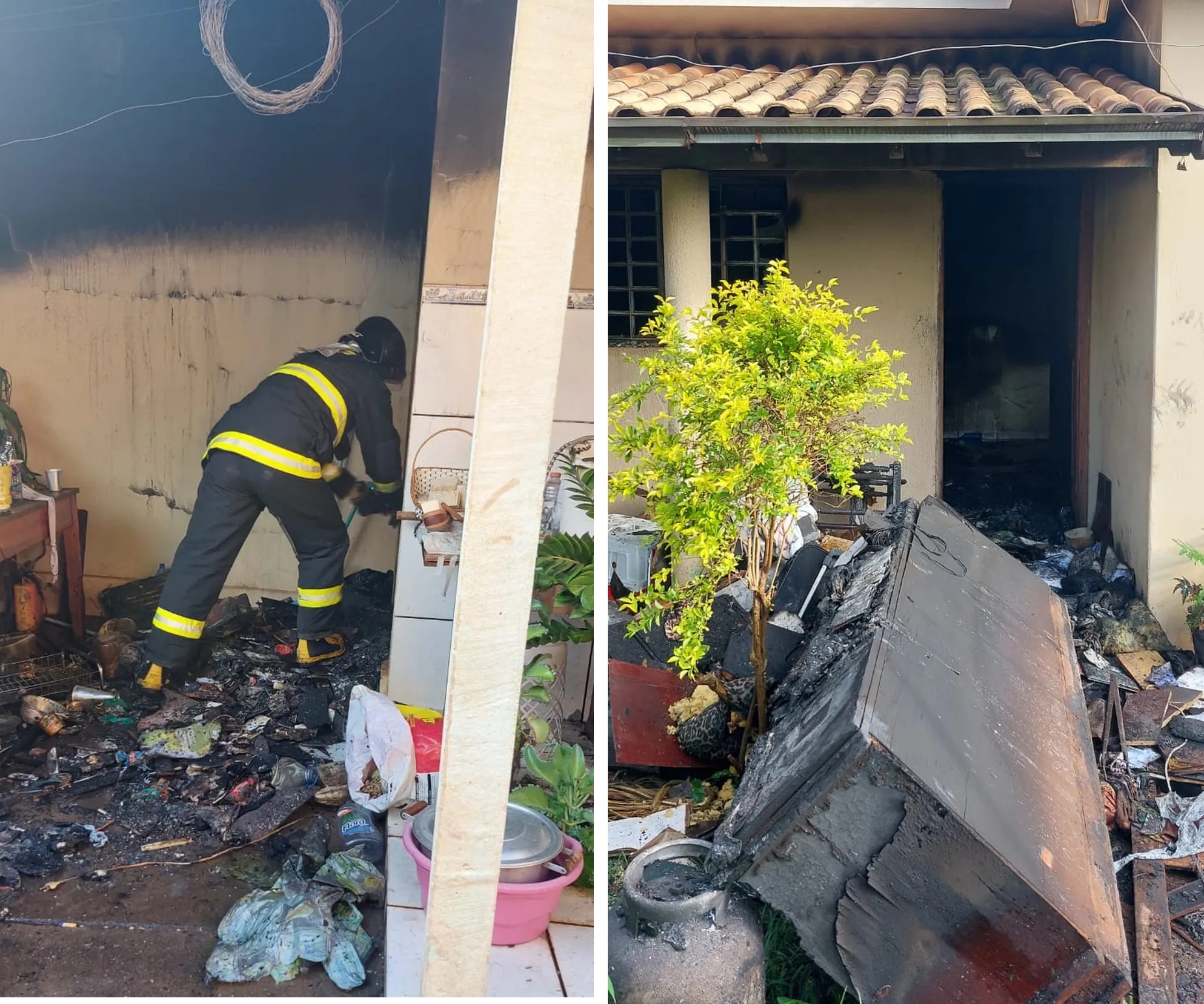 Incêndio em residência deixa casal de irmãos ferido em Martinópolis; cadeirante teve 80% do corpo queimados