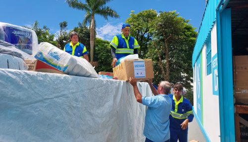 Sabesp finaliza campanha de arrecadação na região de Presidente Prudente com mais de 8,4 ton de alimentos, 3,4 mil produtos de higiene e limpeza e 26,3 mil peças de roupas