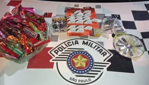 Homem é preso após furtar chocolate e outros itens de mercado em Adamantina