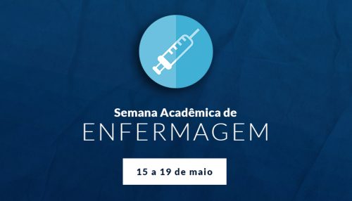 Enfermagem promove semana acadêmica de 15 a 19 de maio