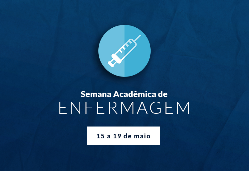 Enfermagem promove semana acadêmica de 15 a 19 de maio