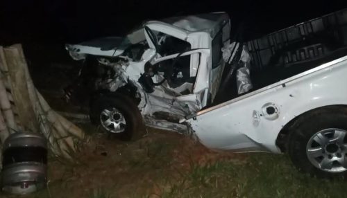 Acidente grave com três veículos e sete vítimas