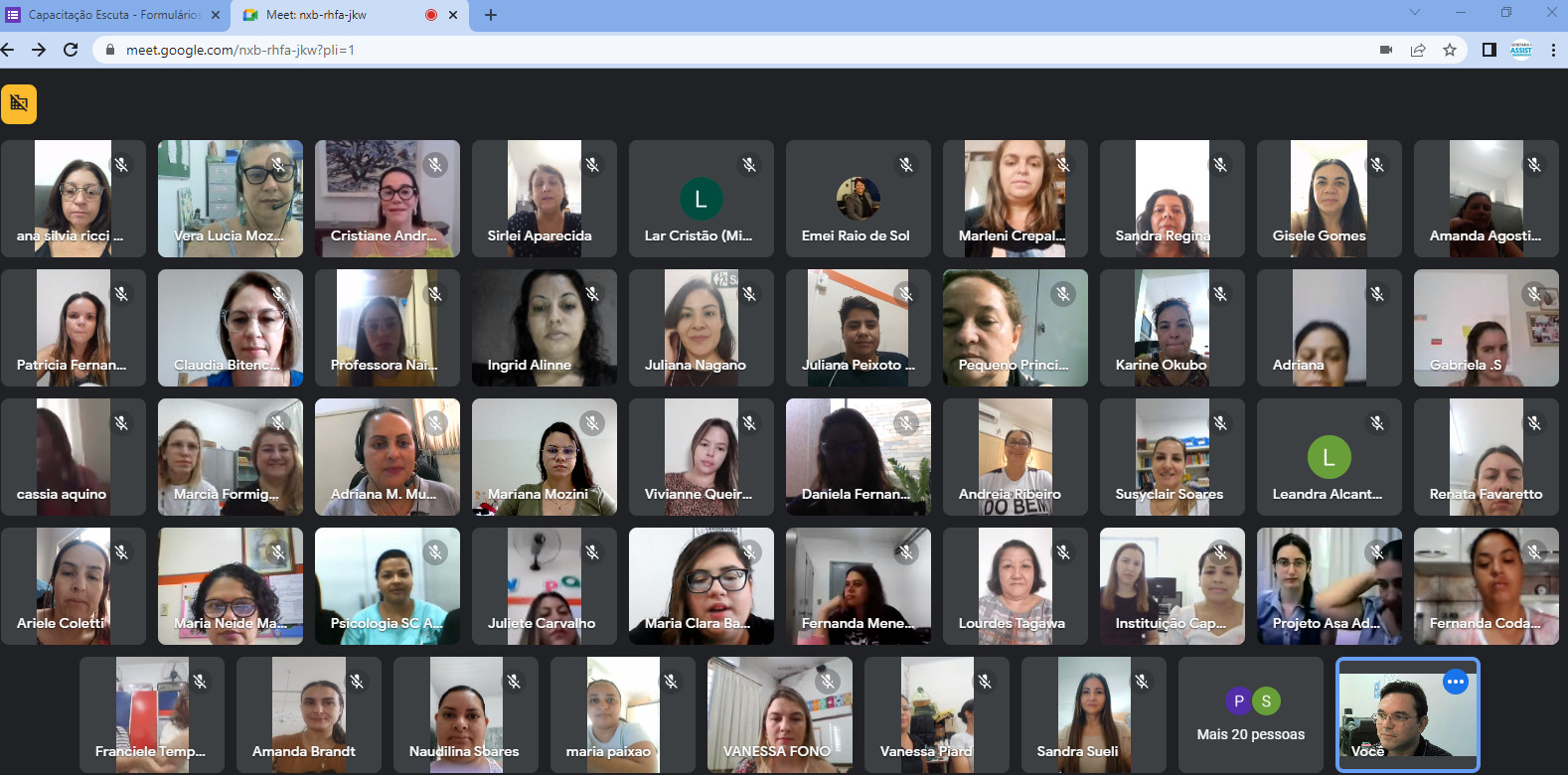 Secretaria de Assistência Social capacita 80 pessoas para a Escuta Especializada