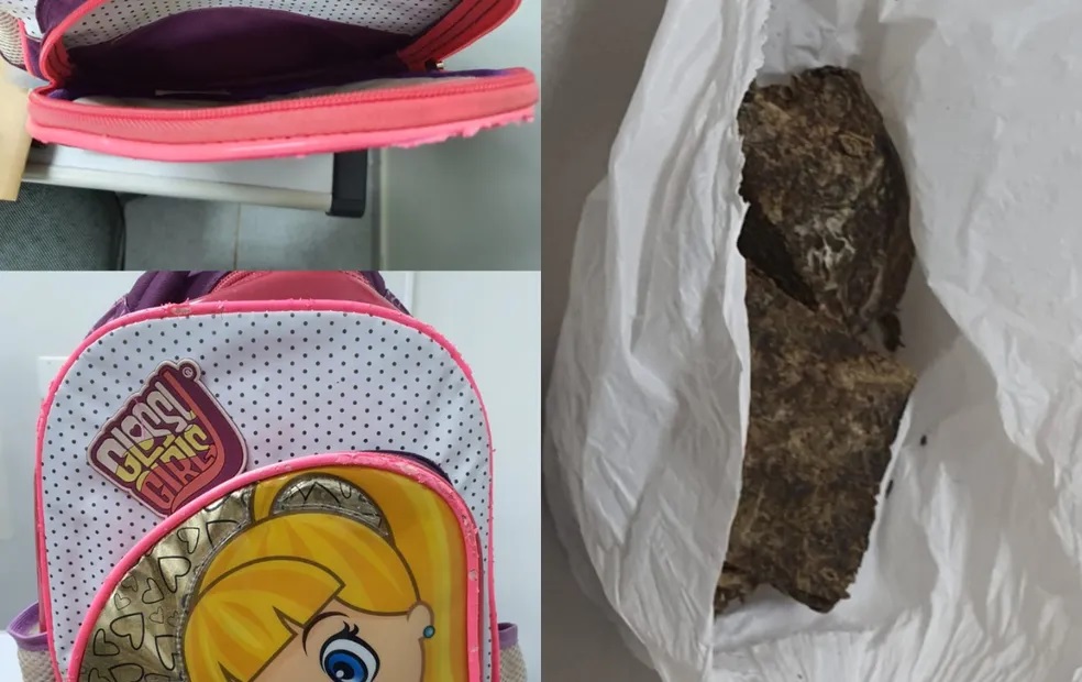 Maconha é encontrada dentro de mochila de bebê em escola municipal