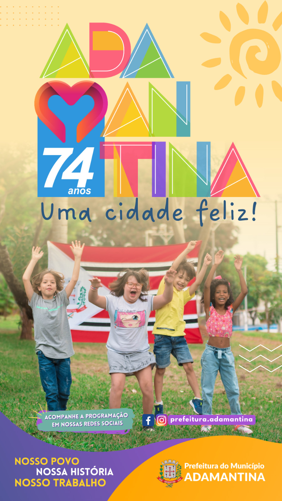 Programação alusiva aos 74 anos de Adamantina tem início nesta semana