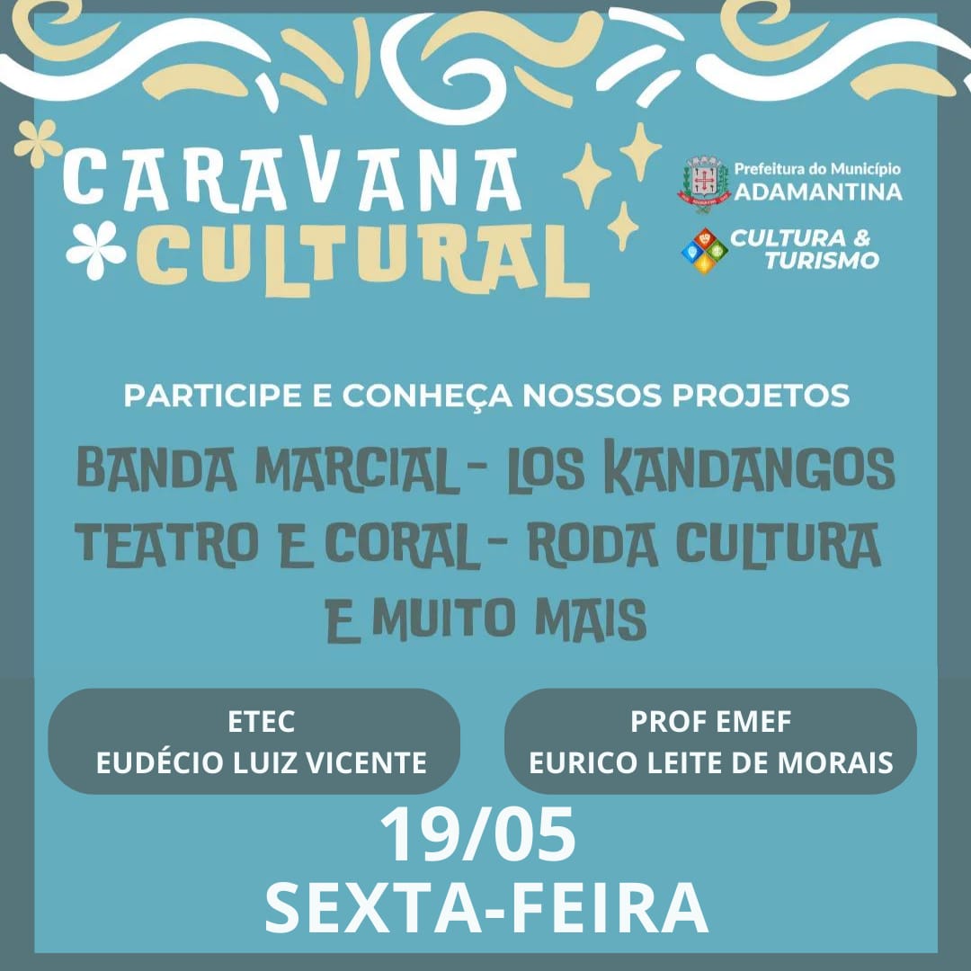 Caravana Cultural leva entretenimento e cultura a escolas da região