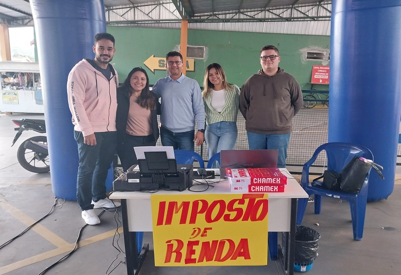 Curso de Ciências Contábeis promove declaração e orientações sobre Imposto de Renda no centro de Adamantina neste sábado