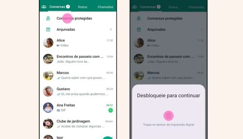 WhatsApp ganha recurso para proteger conversas com senha ou biometria