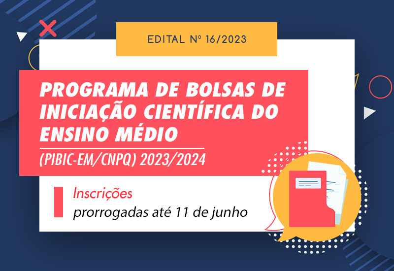 Centro Universitário prorroga inscrições até 11 de junho para bolsas de iniciação científica de nível médio