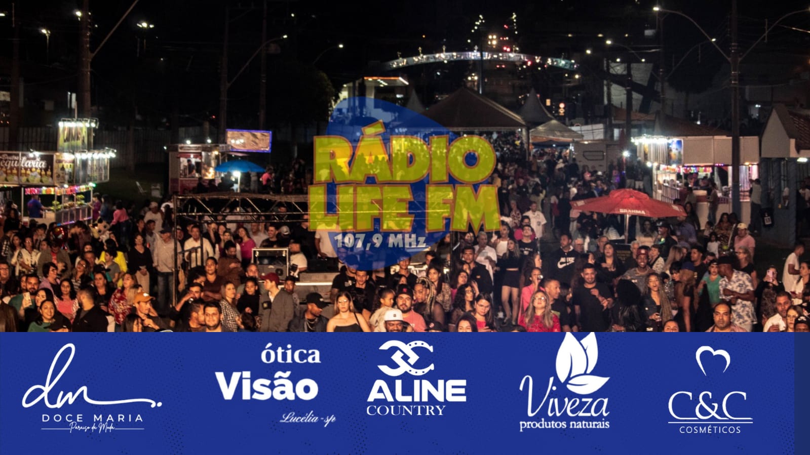 O Arraiá da  amizade de Lucélia é destaques em todas as plataformas digitais da LIFE FM.