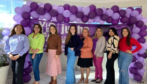 Cursos de Fisioterapia e Direito participam da campanha “Junho Violeta”