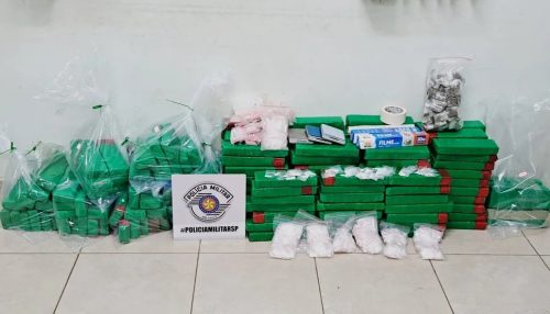 Três homens são presos em flagrante com mais de 150kg de maconha e cocaína