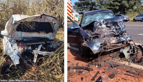 Acidente fere quatro pessoas na rodovia que liga os municípios de Iacri e Bastos