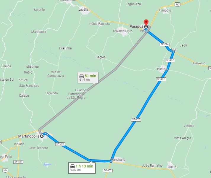 Trecho entre Martinópolis e Parapuã será interditado para obras, no próximo domingo (30)